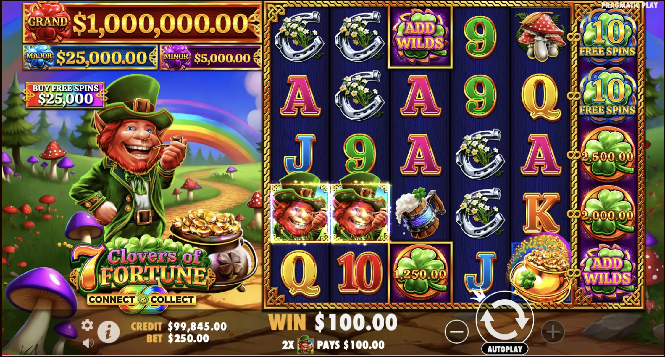 7 Clovers of Fortune game