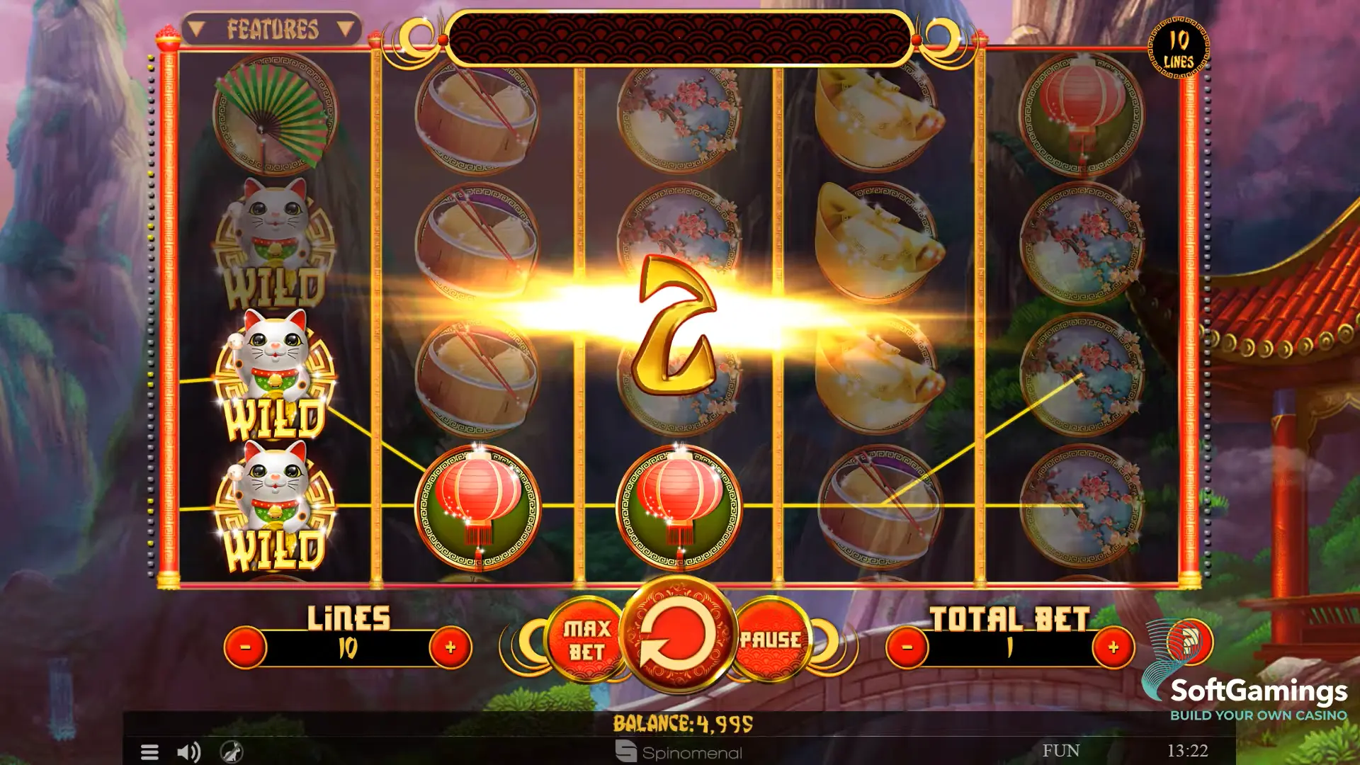 88 Fortune Cats slot bets