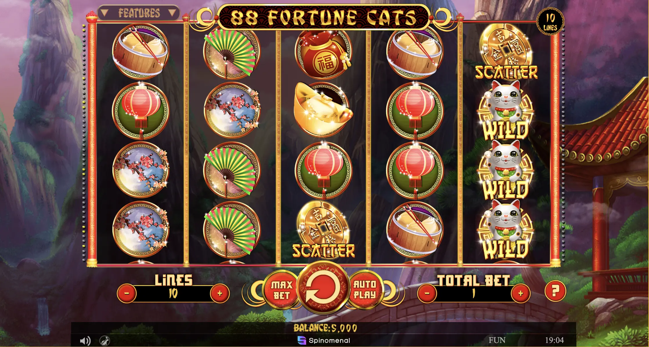 88 Fortune Cats slot for money