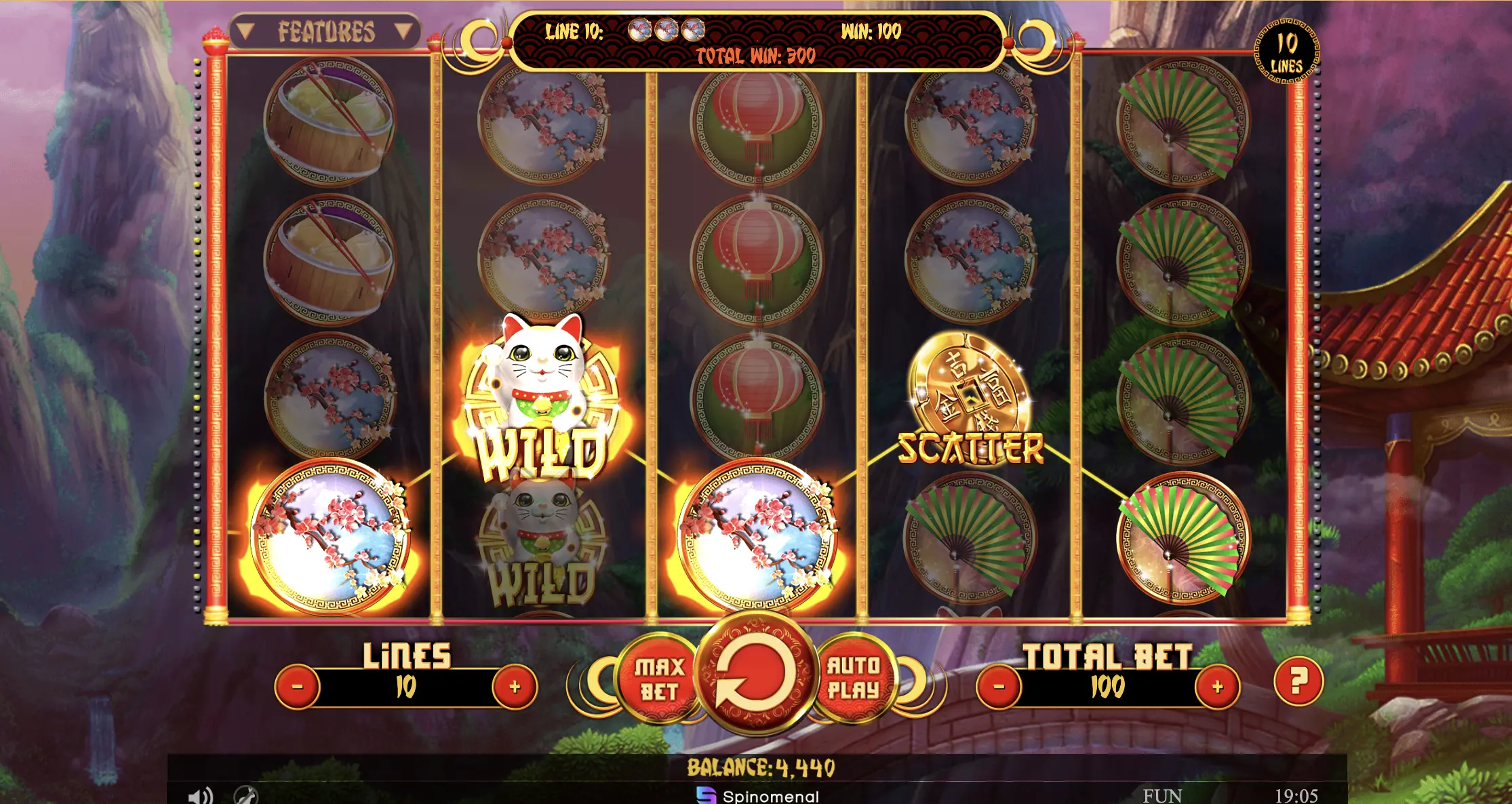 Play 88 Fortune Cats for free
