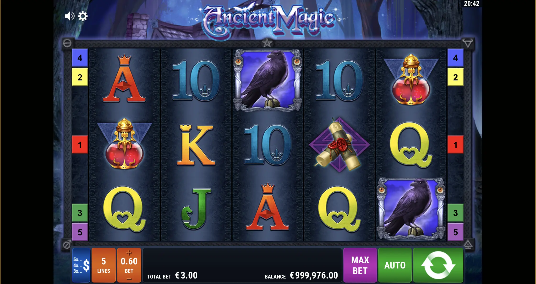 Play Ancient Magic bonuses