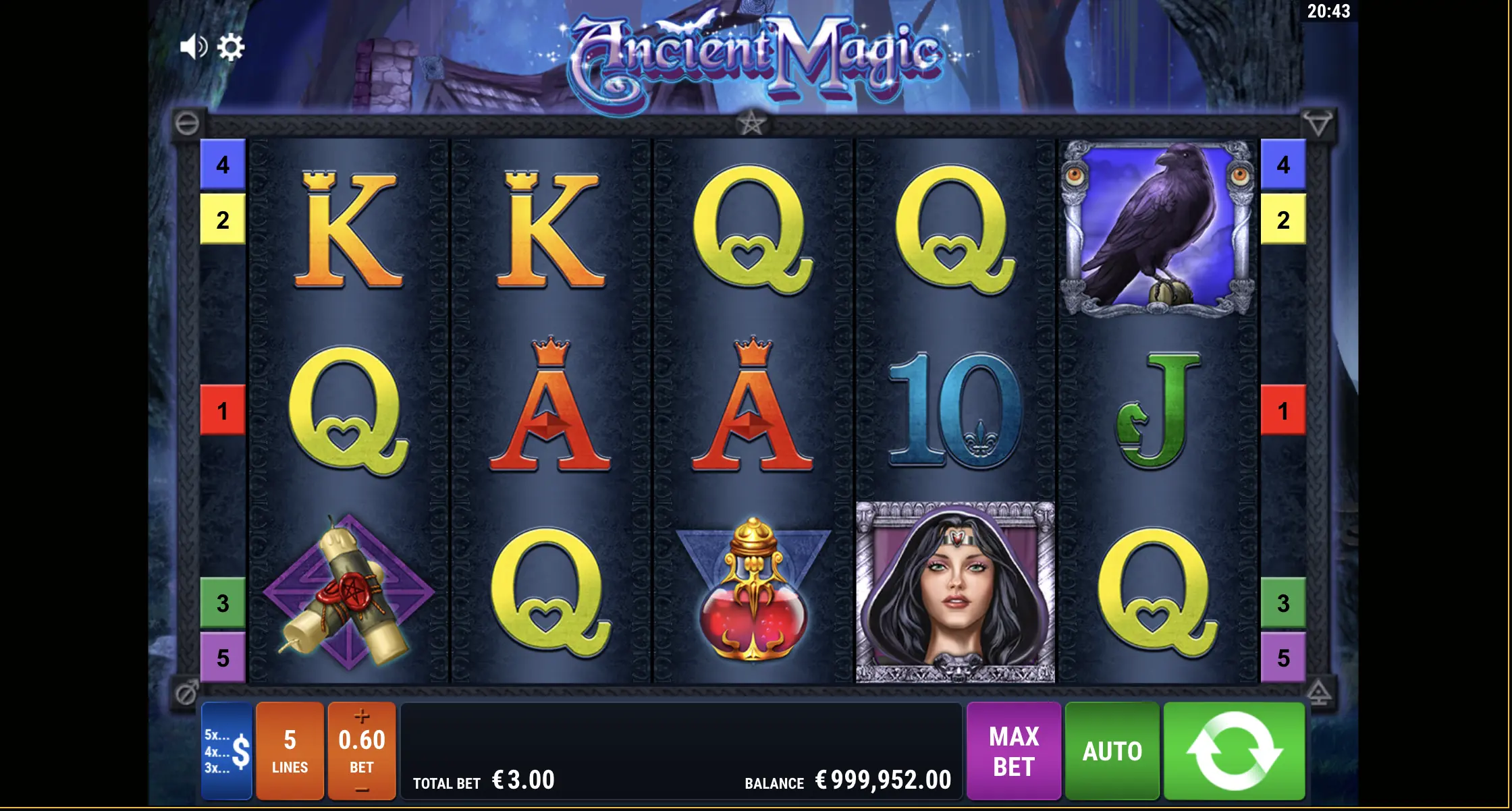 Ancient Magic slot registration