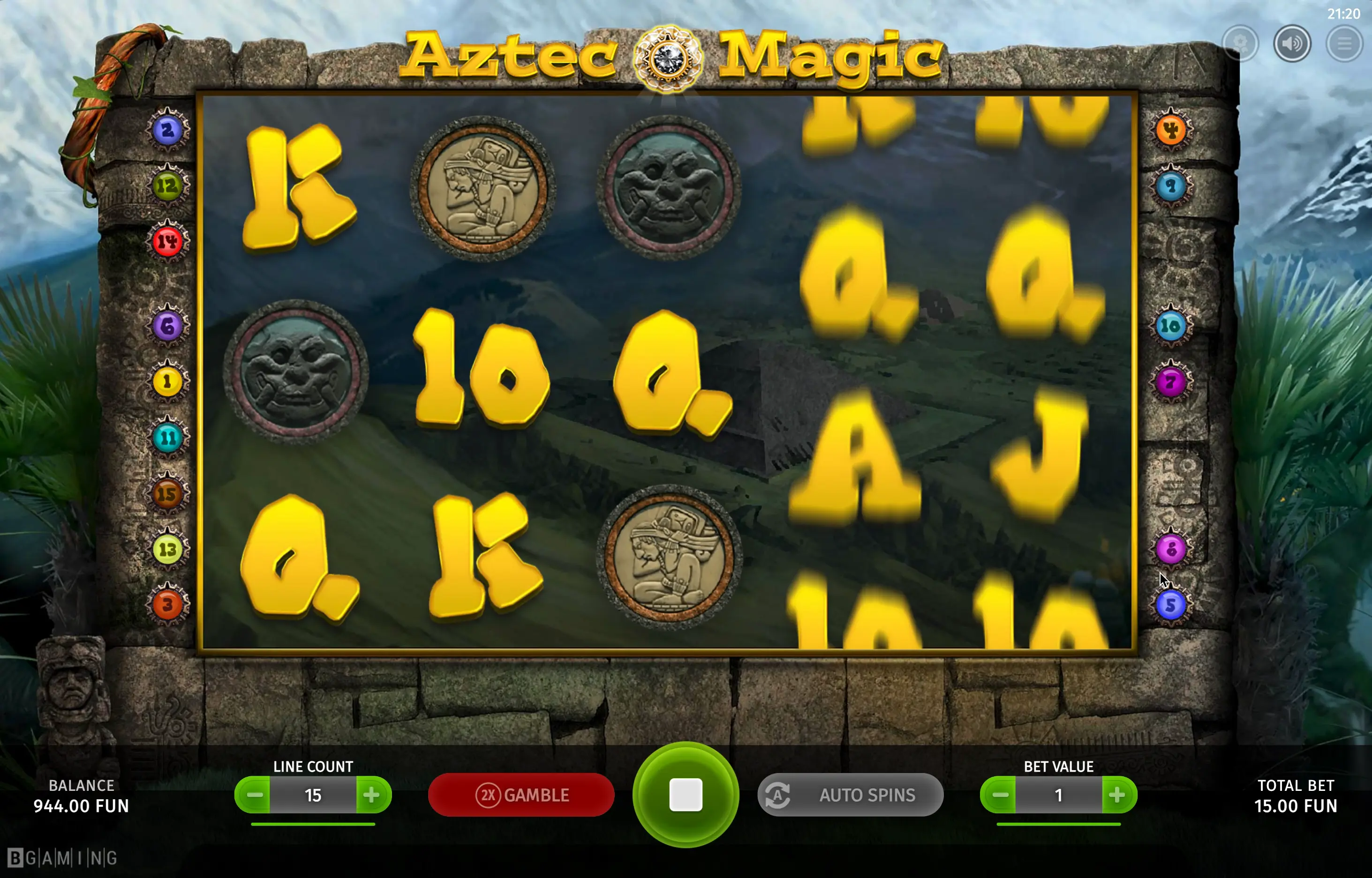 Play Aztec Magic for free