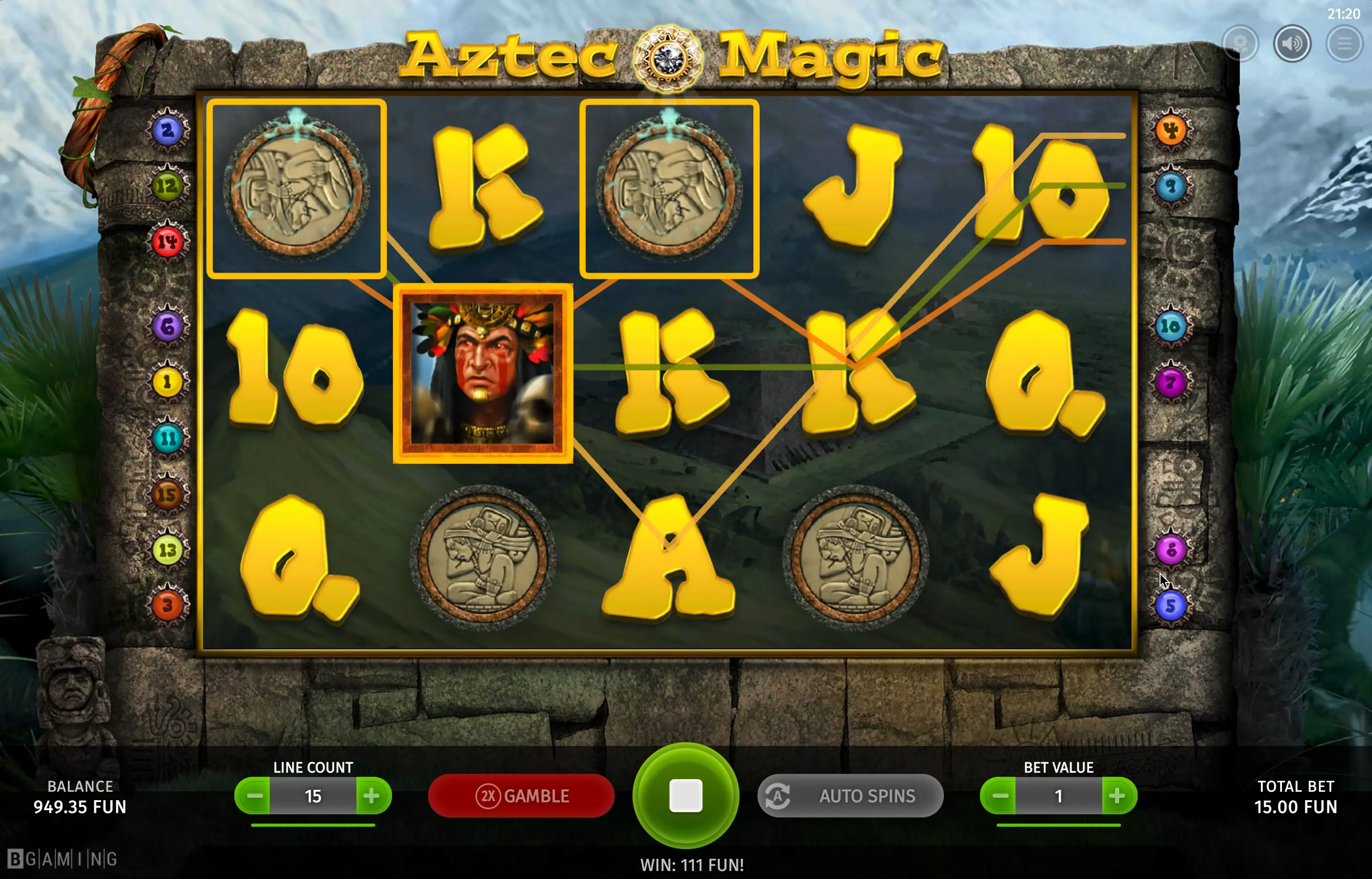 Aztec Magic game site