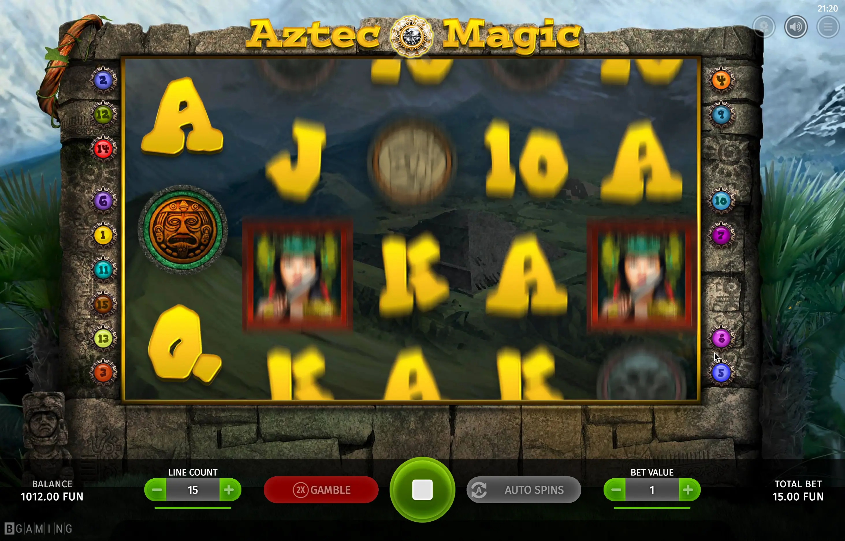 Aztec Magic slot registration