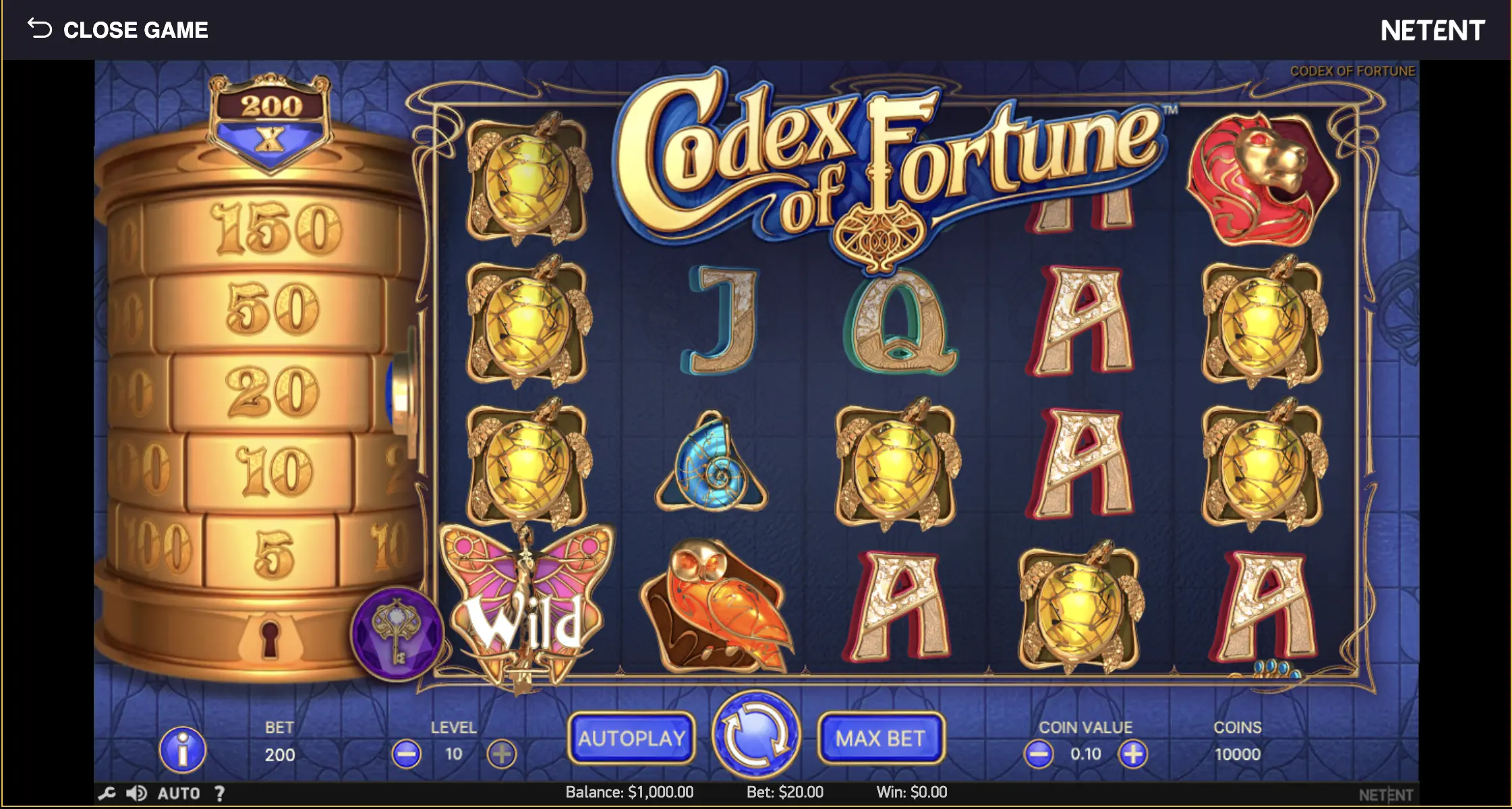 Codex of Fortune slot for money