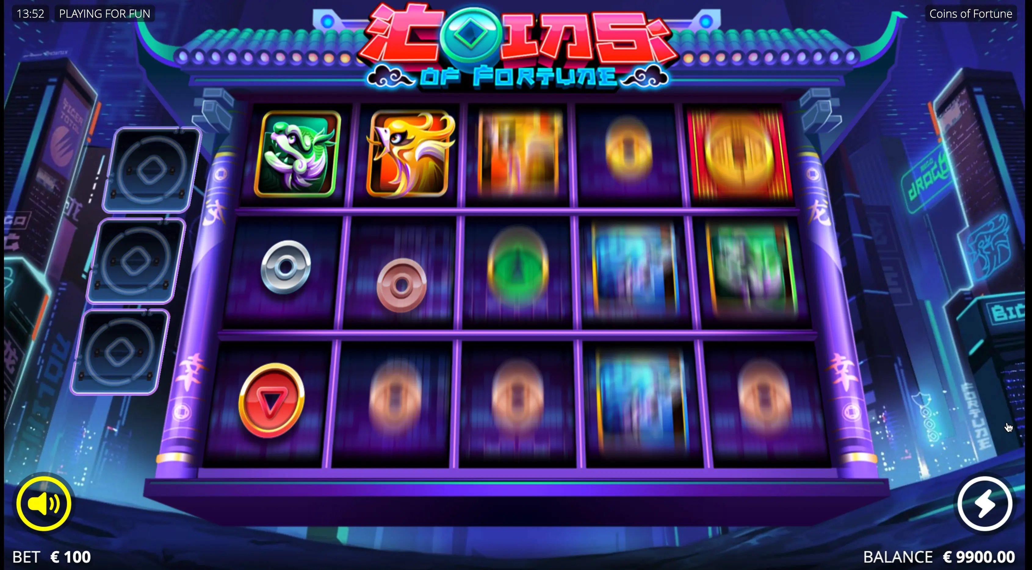 Online game Coins Of Fortune
