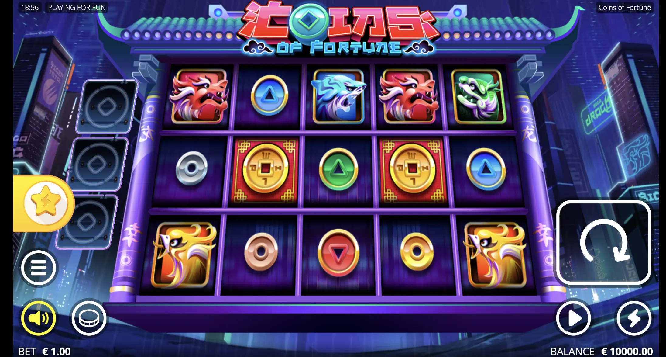 Coins Of Fortune game