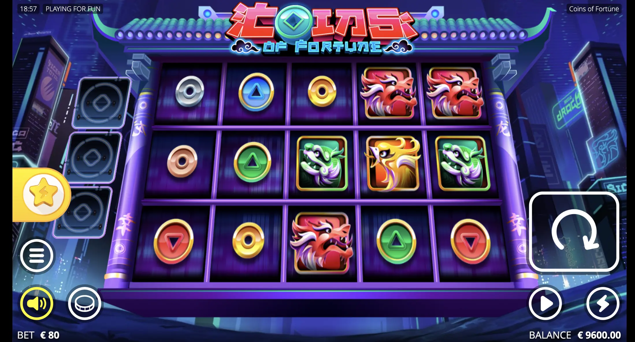 Coins Of Fortune game site