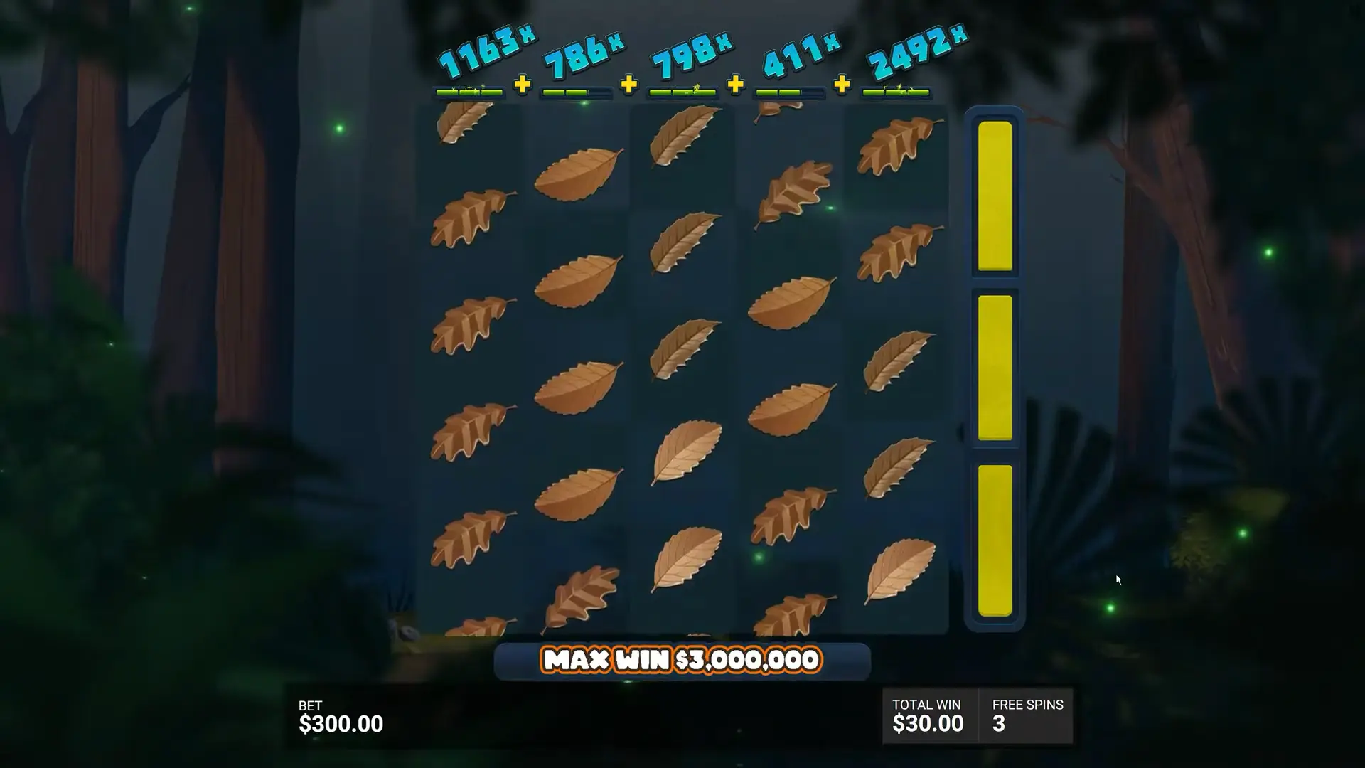 Forest Fortune slot bets