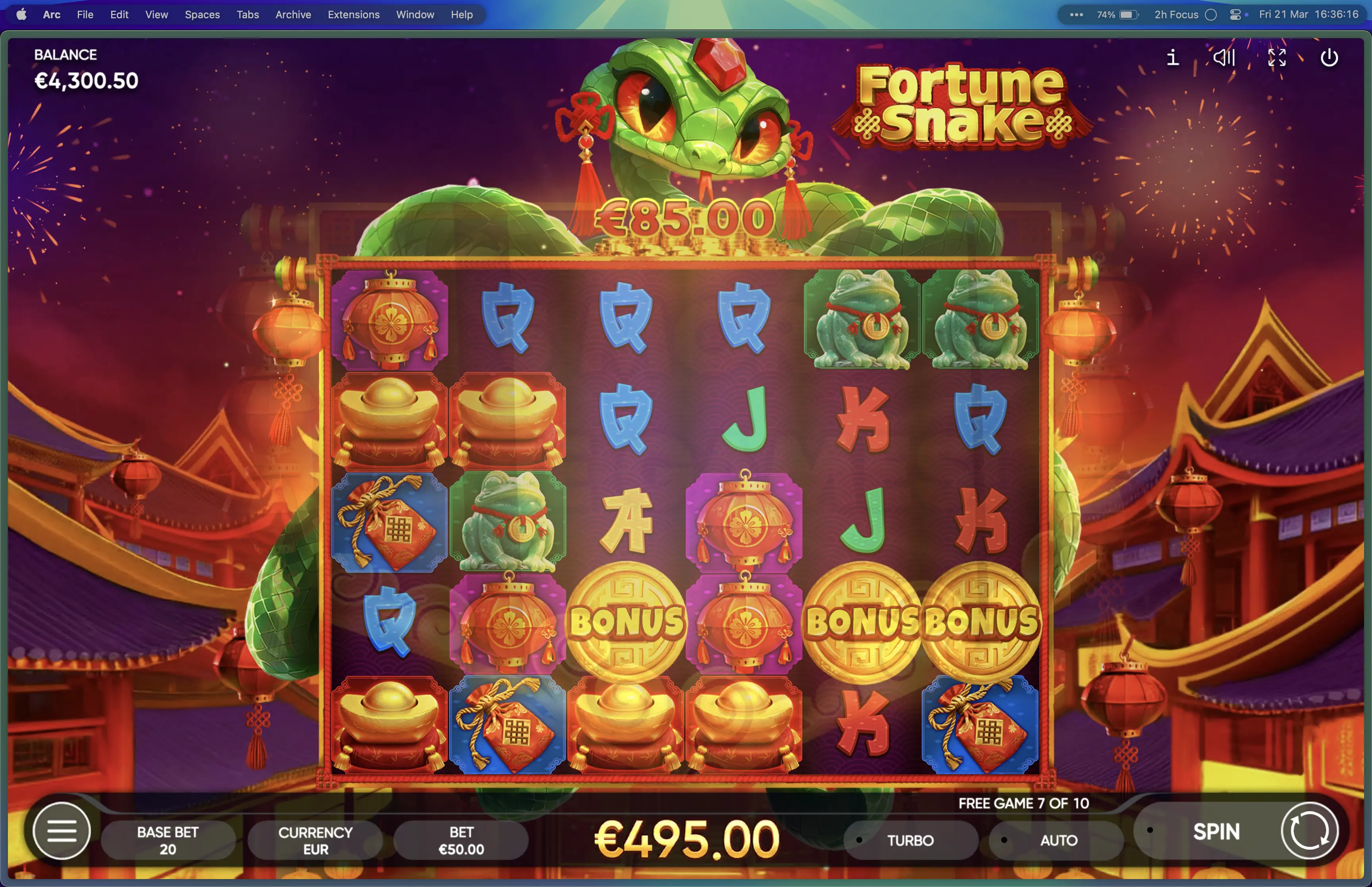 Fortune Snake earning strategy