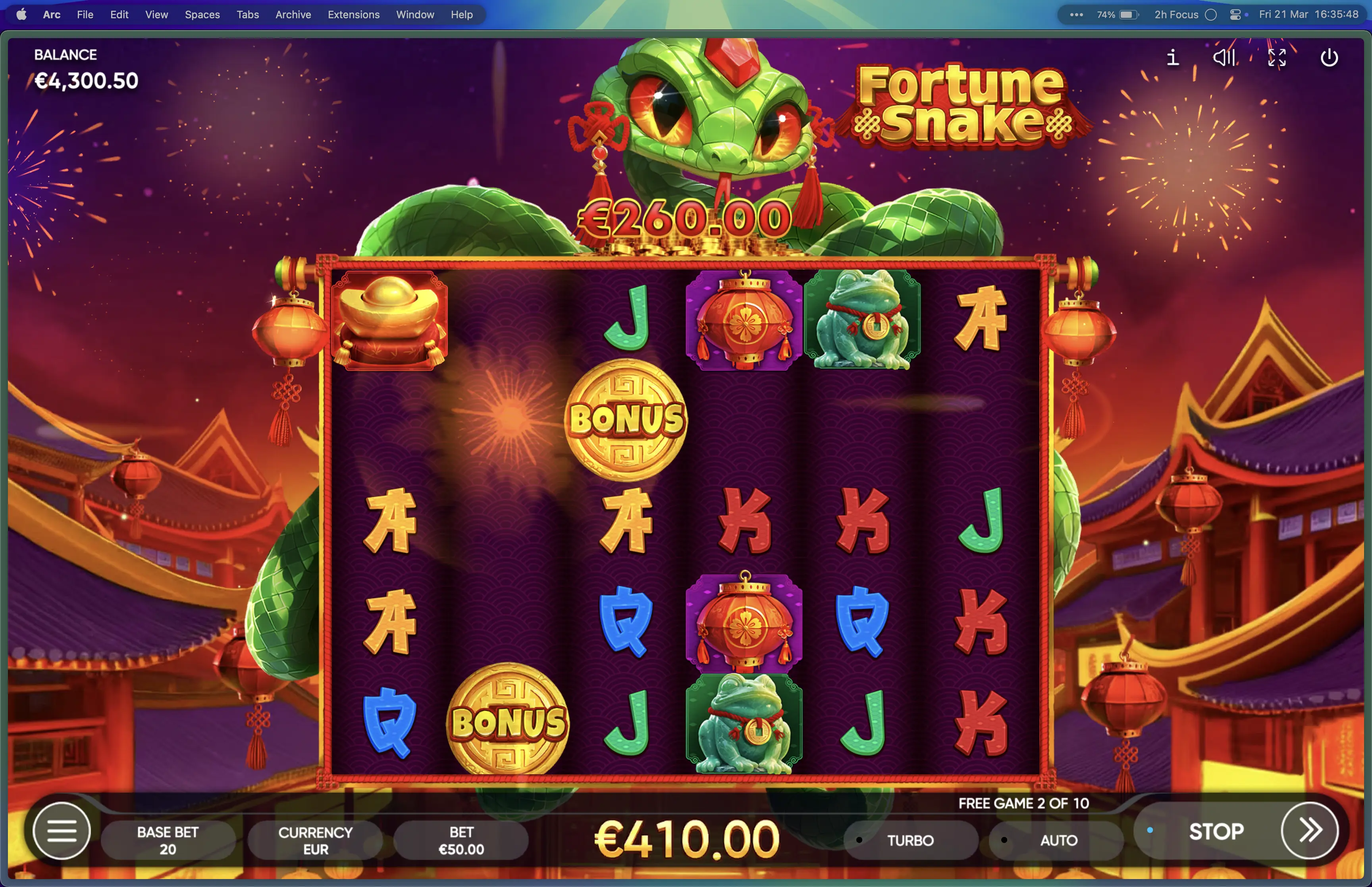 Fortune Snake game site