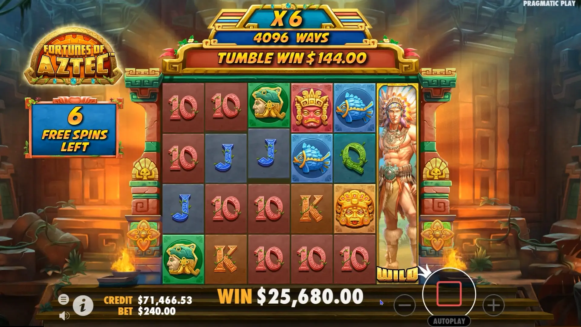 Game for money Fortunes of Aztec
