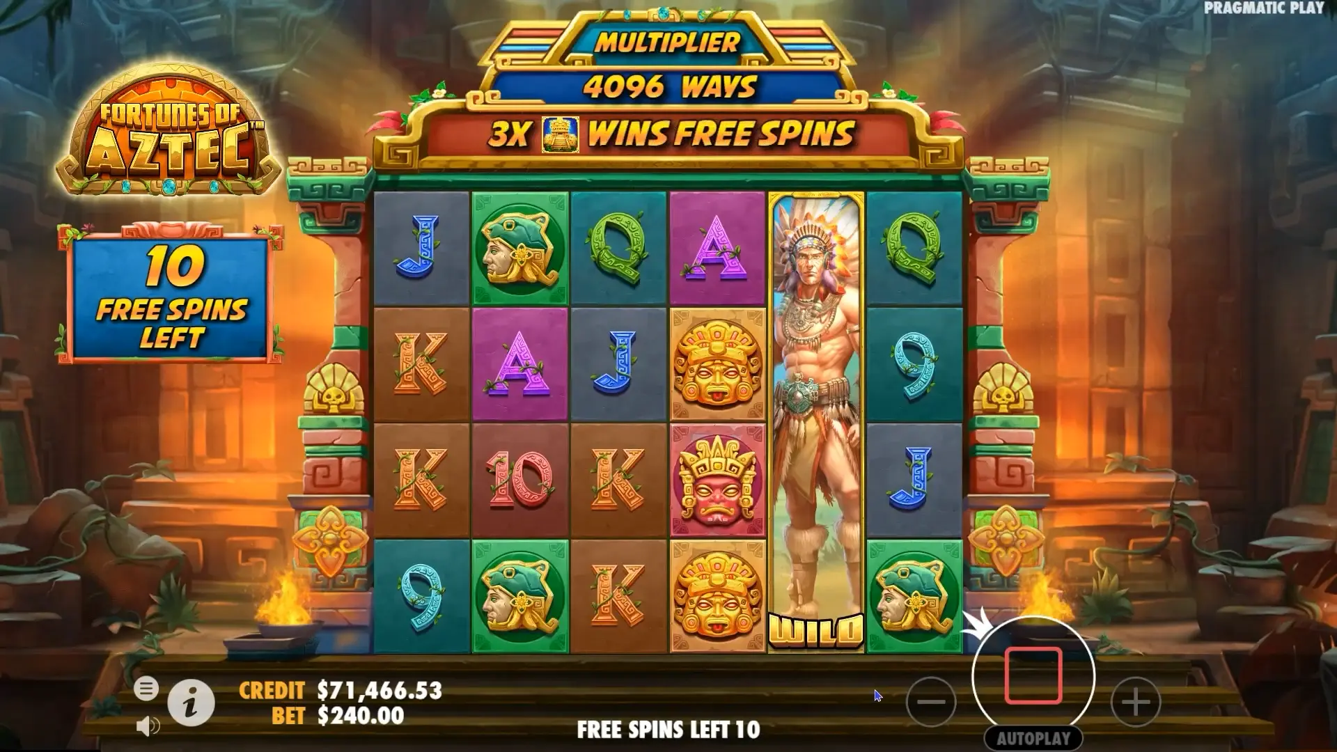 Fortunes of Aztec game