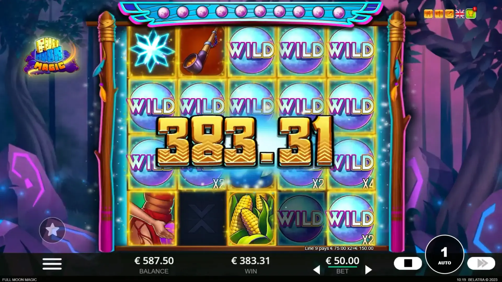 Play Full Moon Magic bonuses