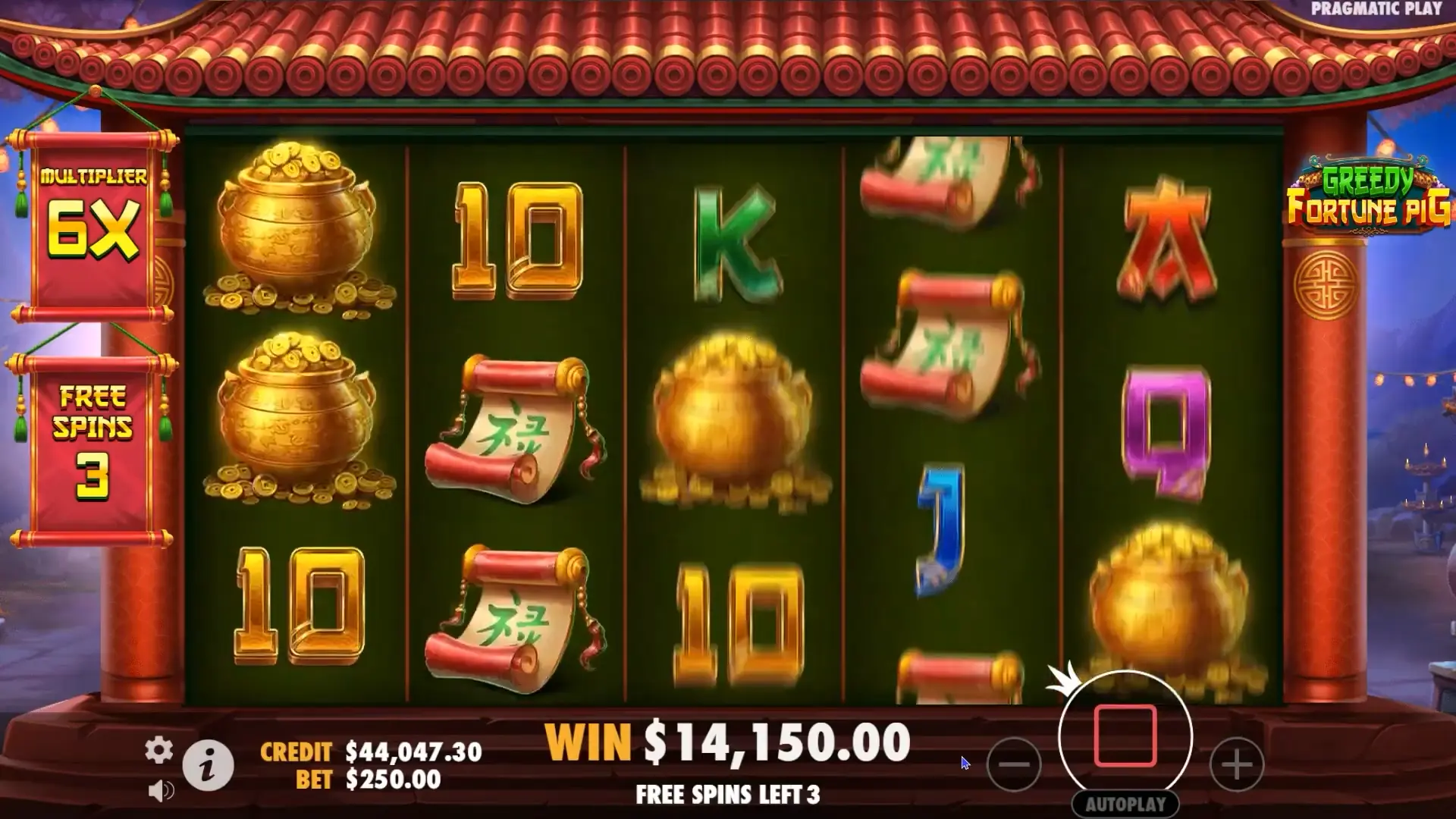 Greedy Fortune Pig play online