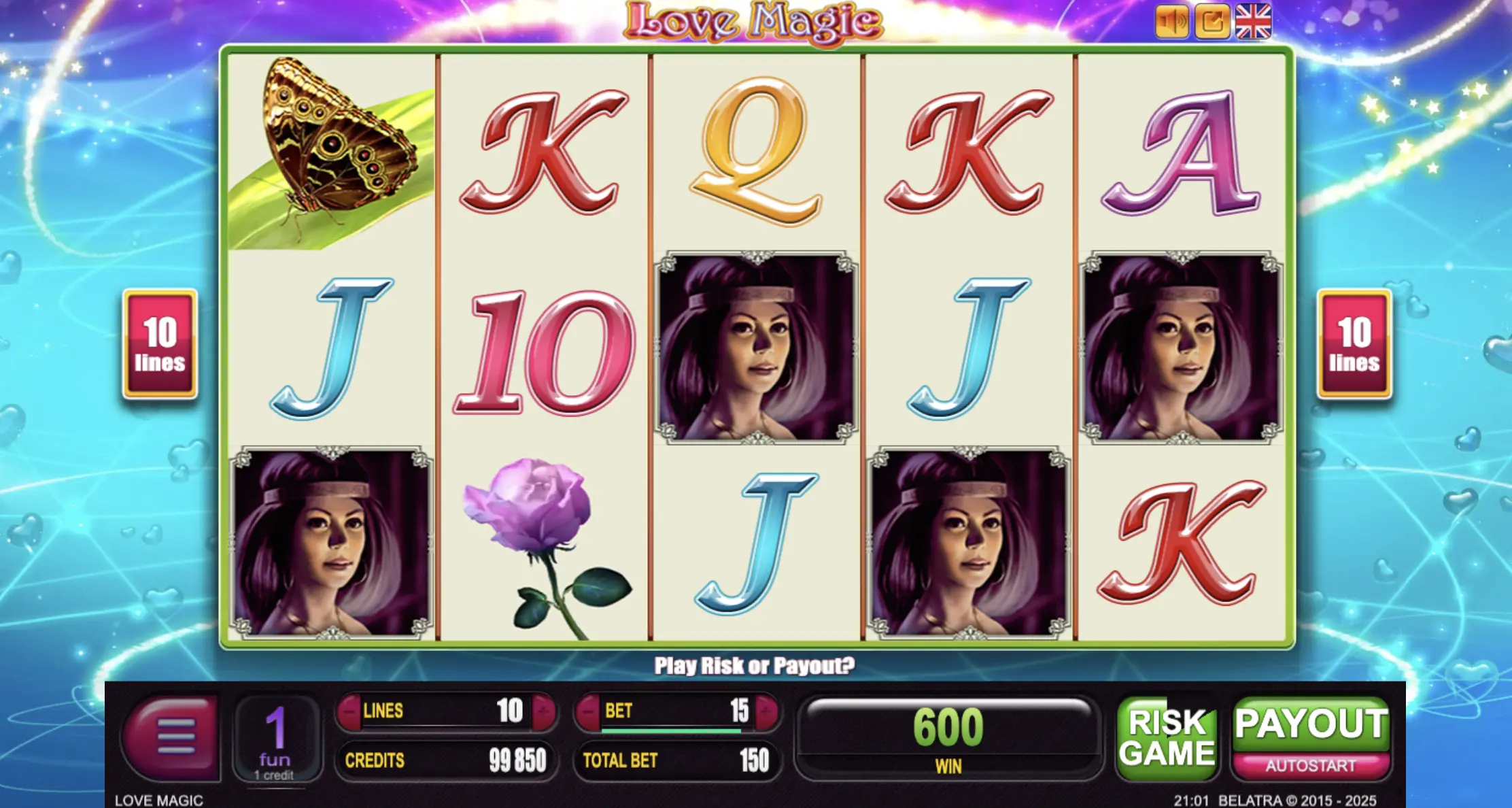 Love Magic slot registration