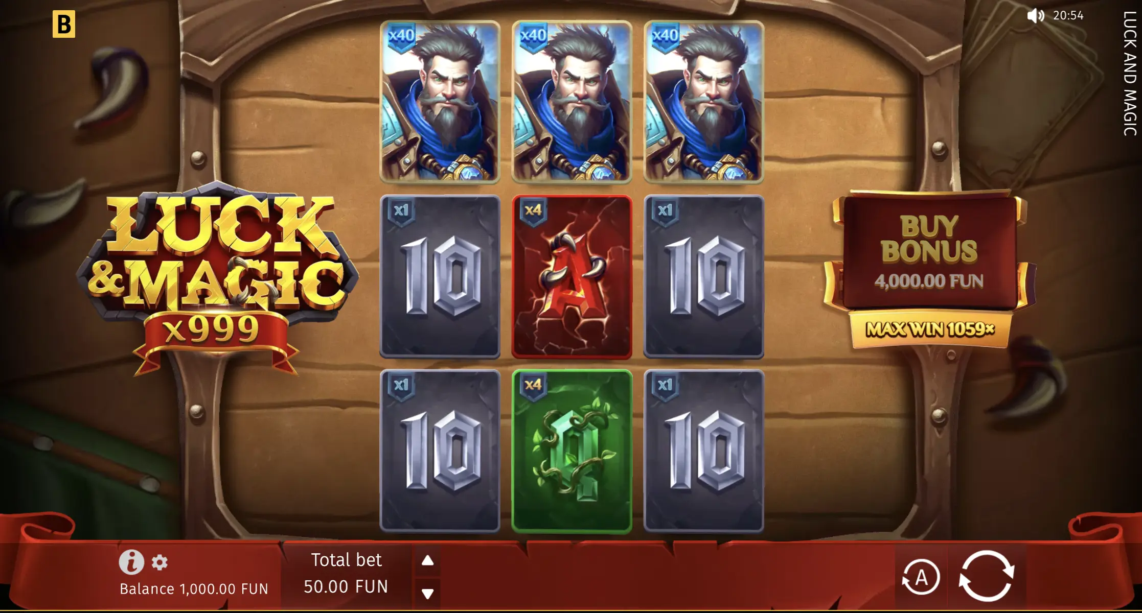 Luck & Magic slot for money
