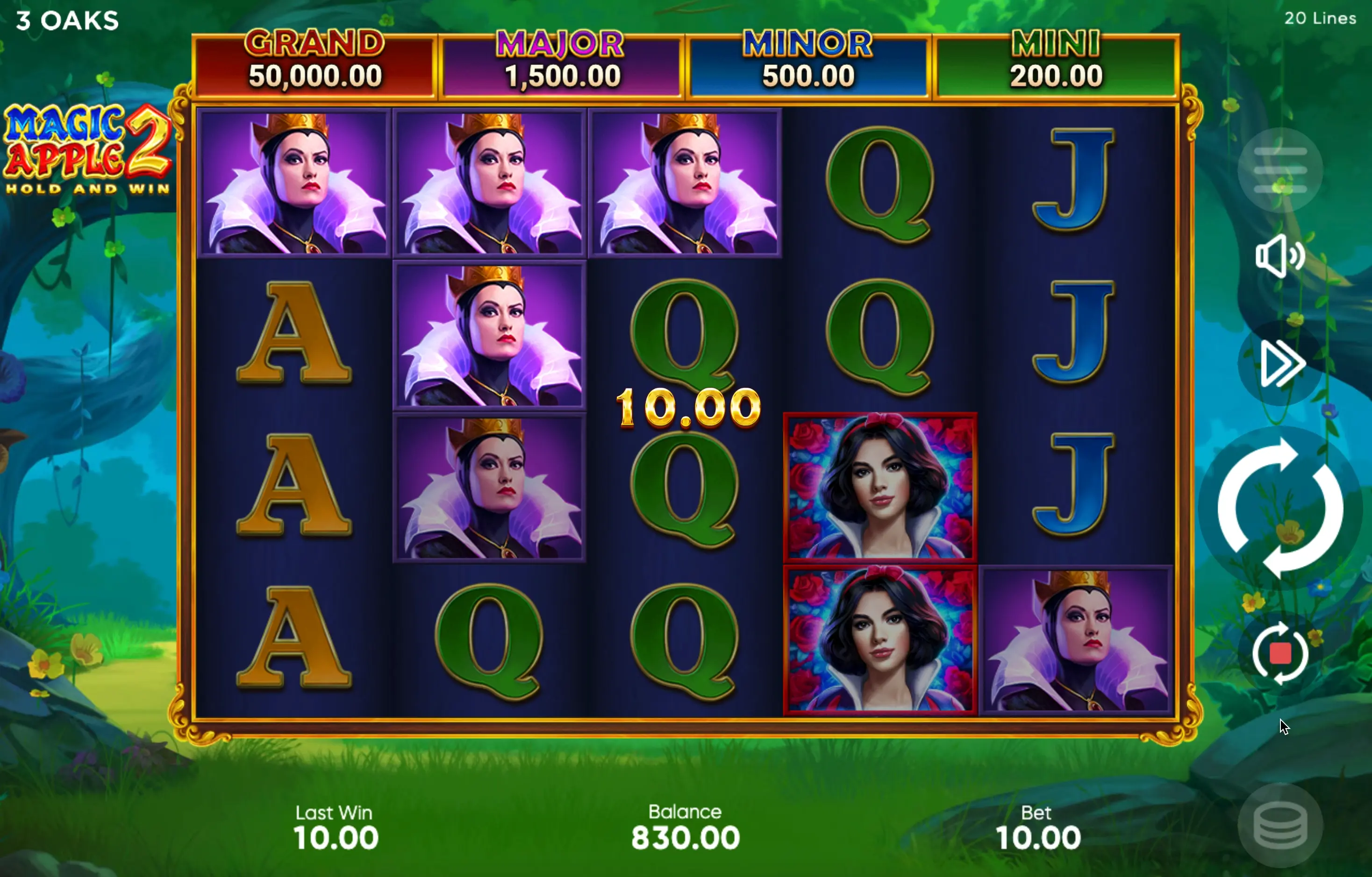 Magic Apple 2 slot for money