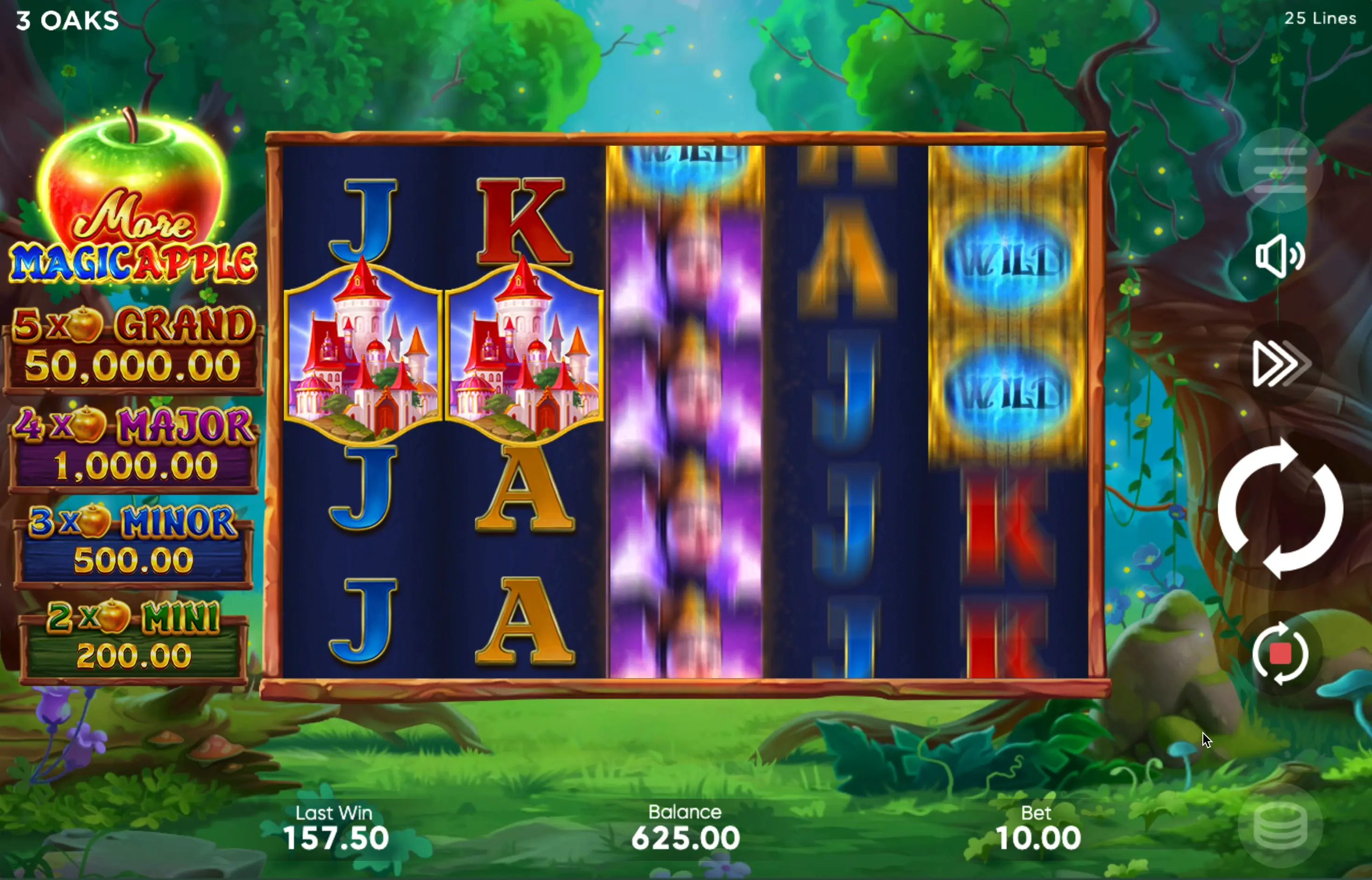 Magic Apple slot bets
