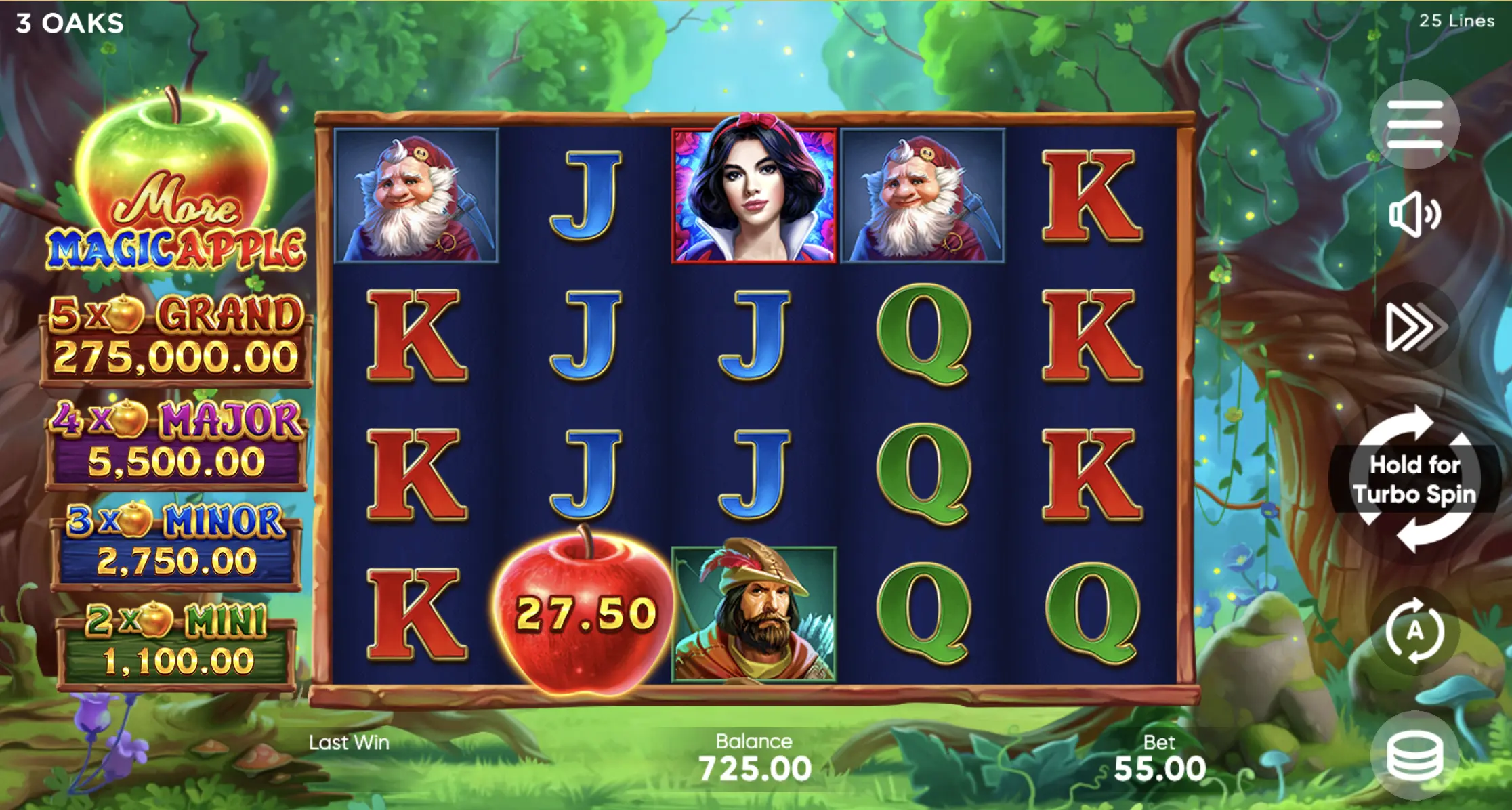 Play Magic Apple bonuses