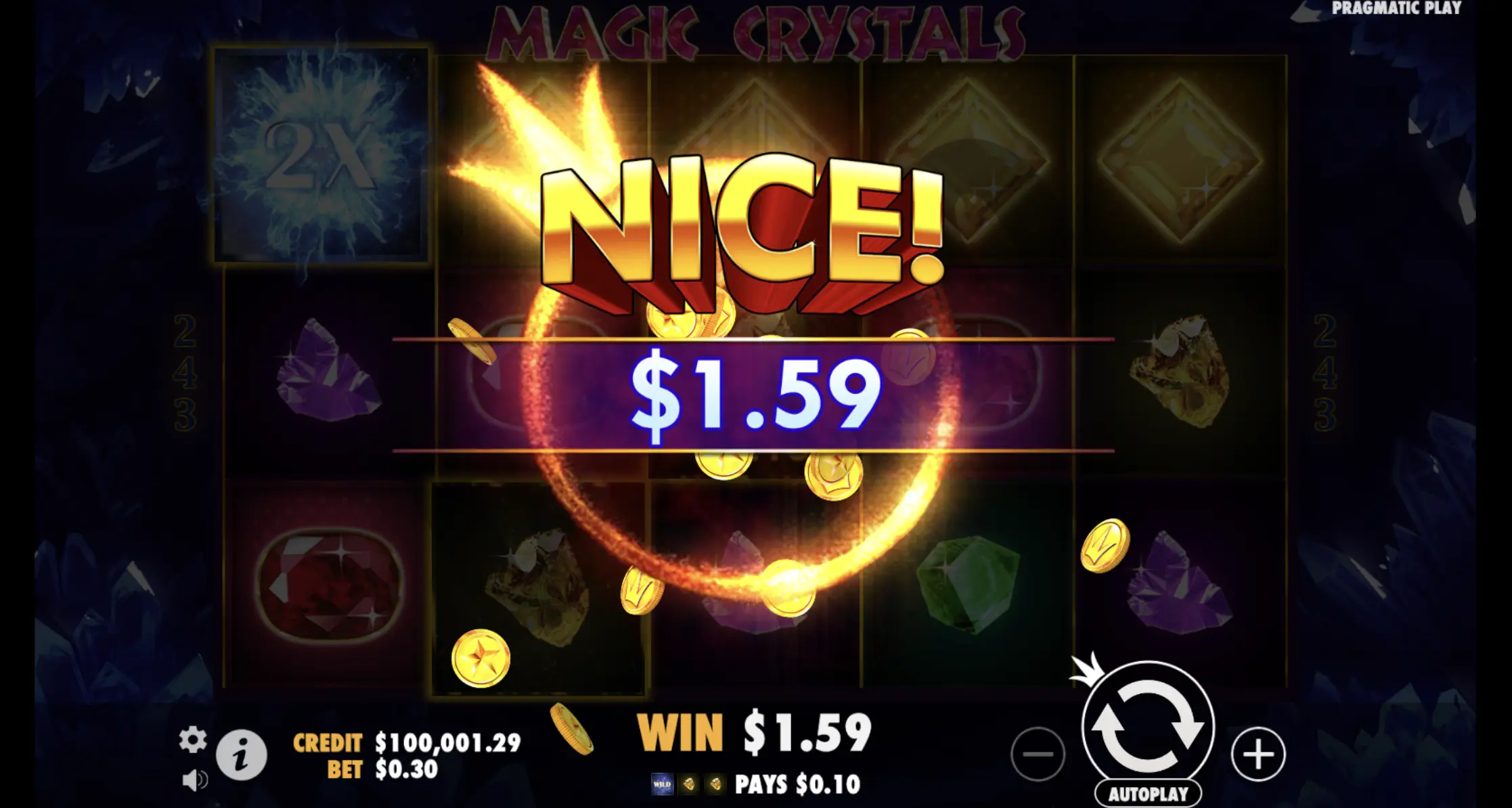 Magic Crystals game