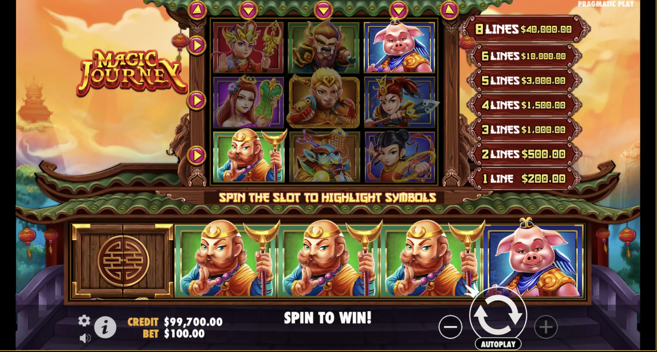 Magic Journey slot registration
