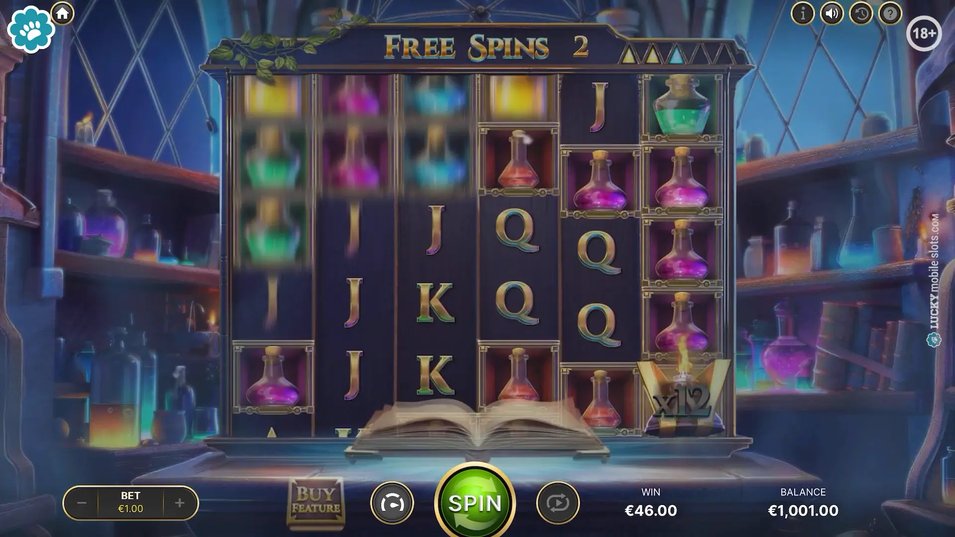 Magic Lab slot bets