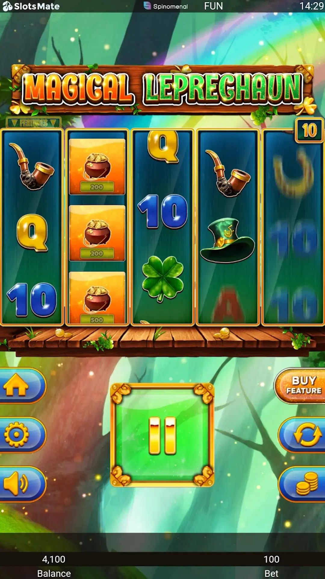 Magical Leprechaun slot bets