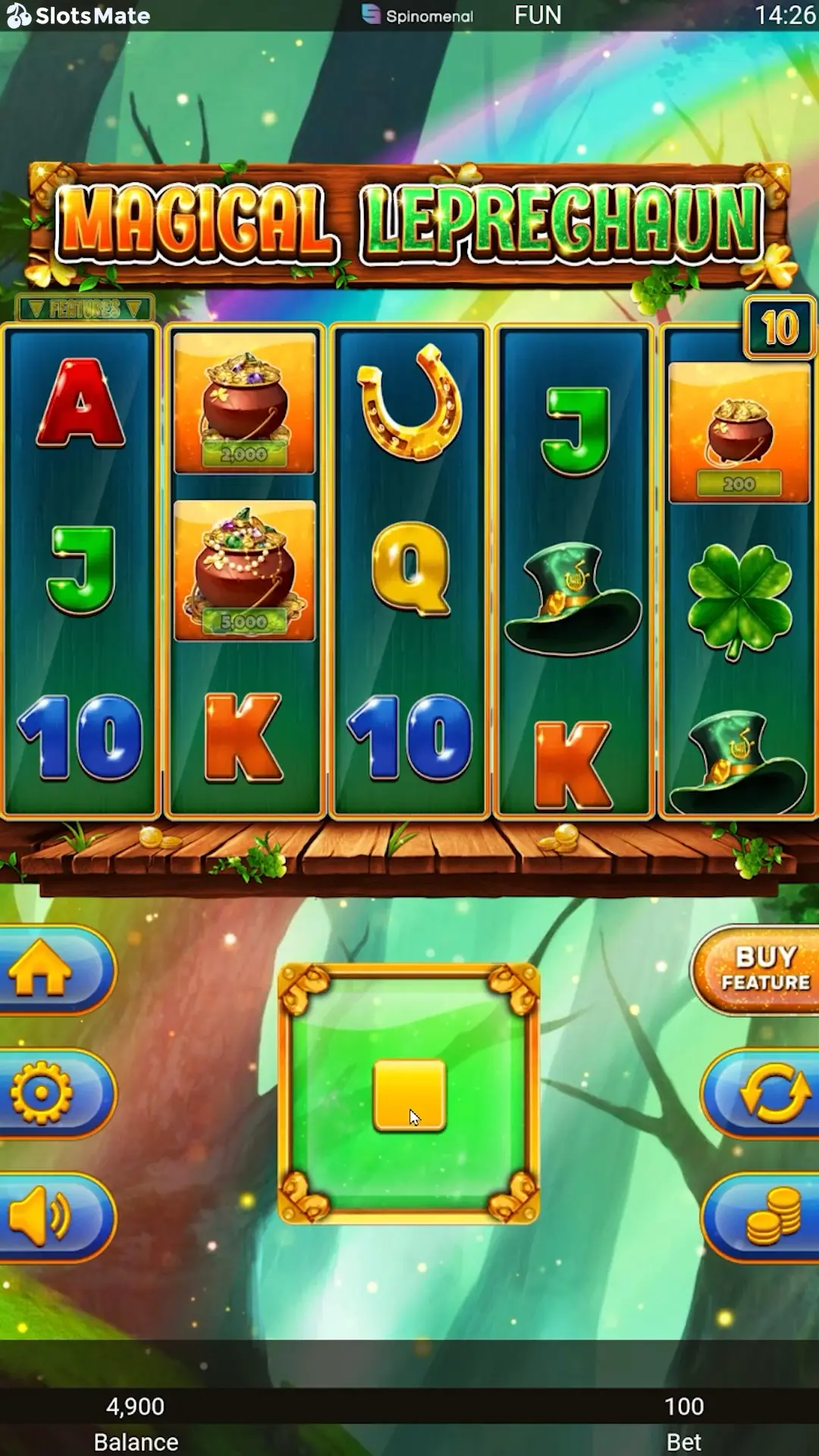 Play Magical Leprechaun bonuses