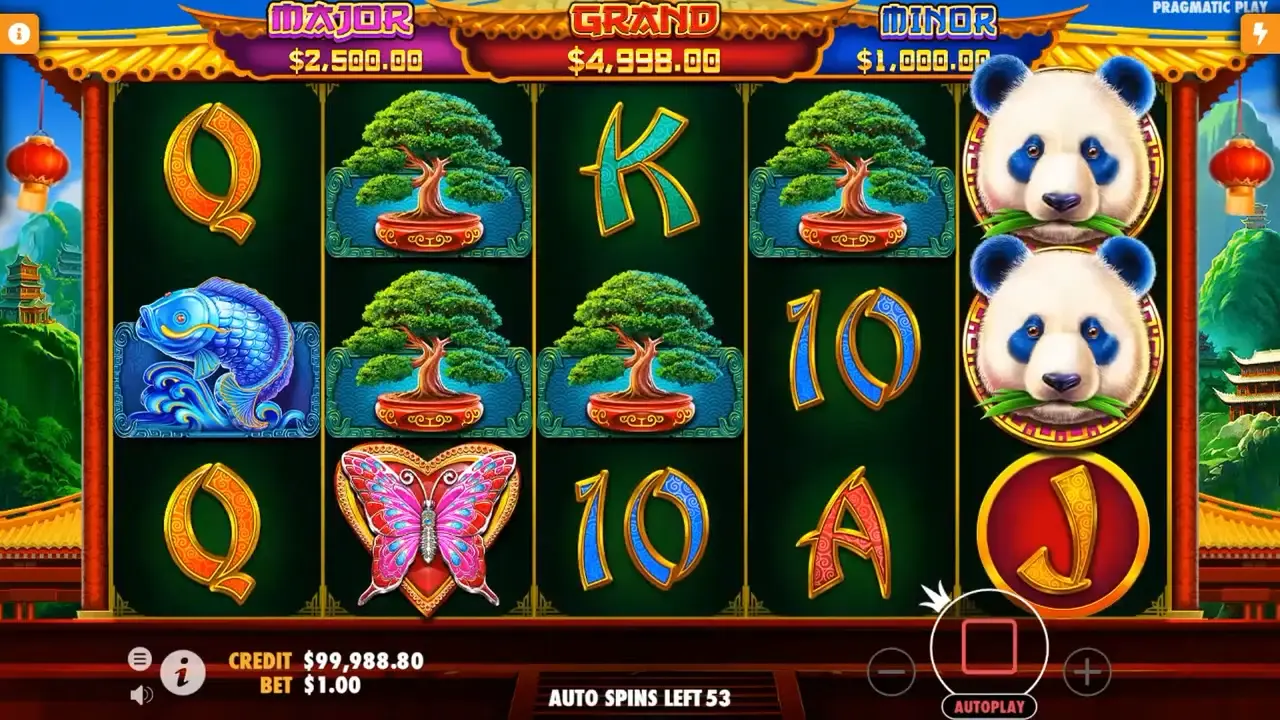 Panda Fortune 2 slot bets