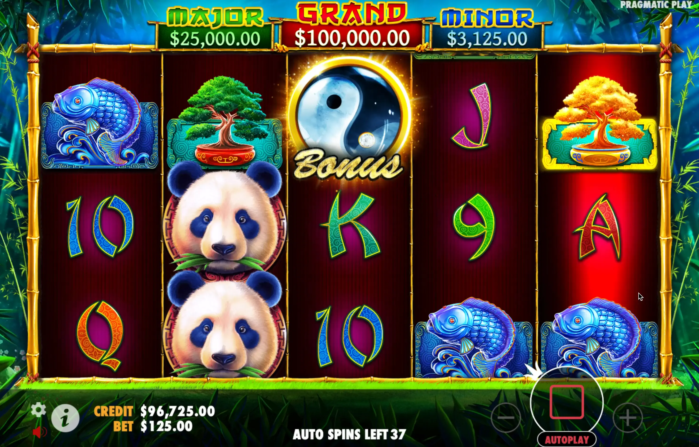 Game for money Panda's Fortune