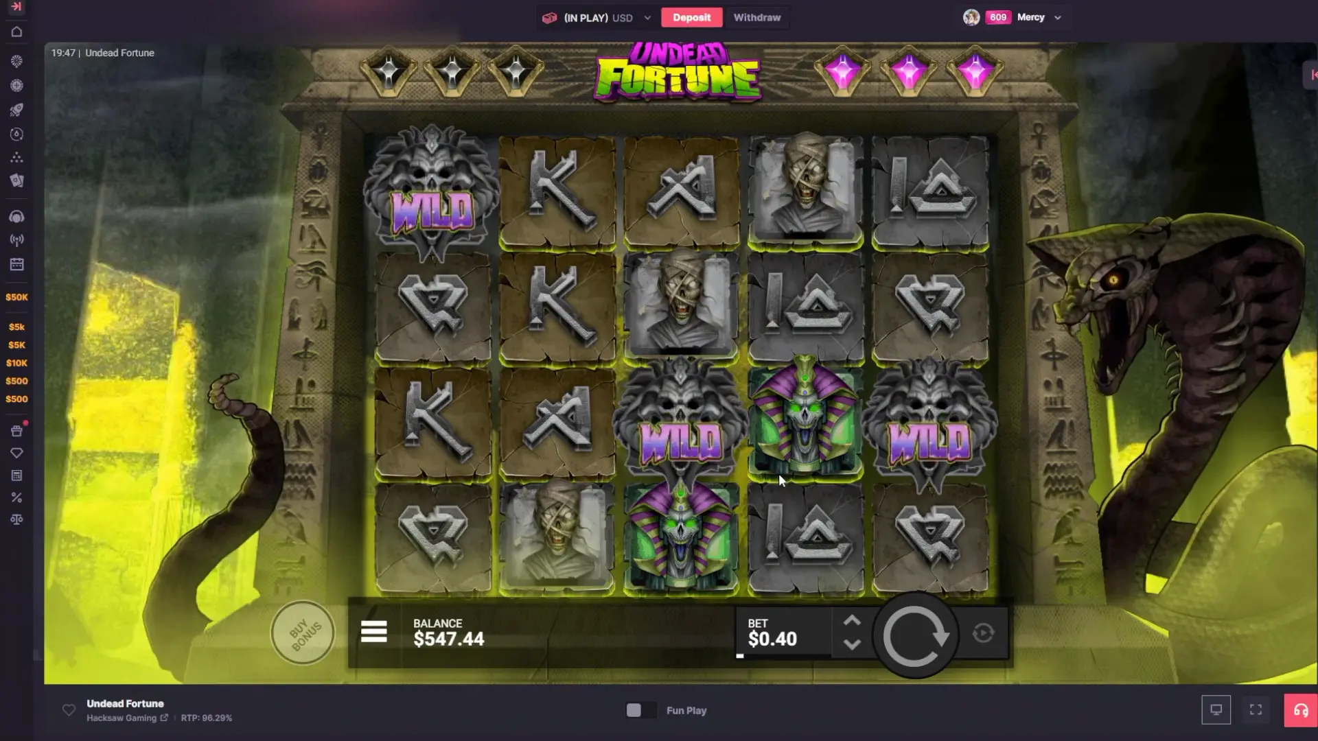 Undead Fortune How to win