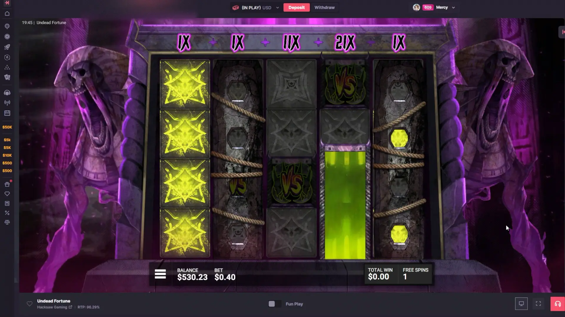 Play Undead Fortune for free