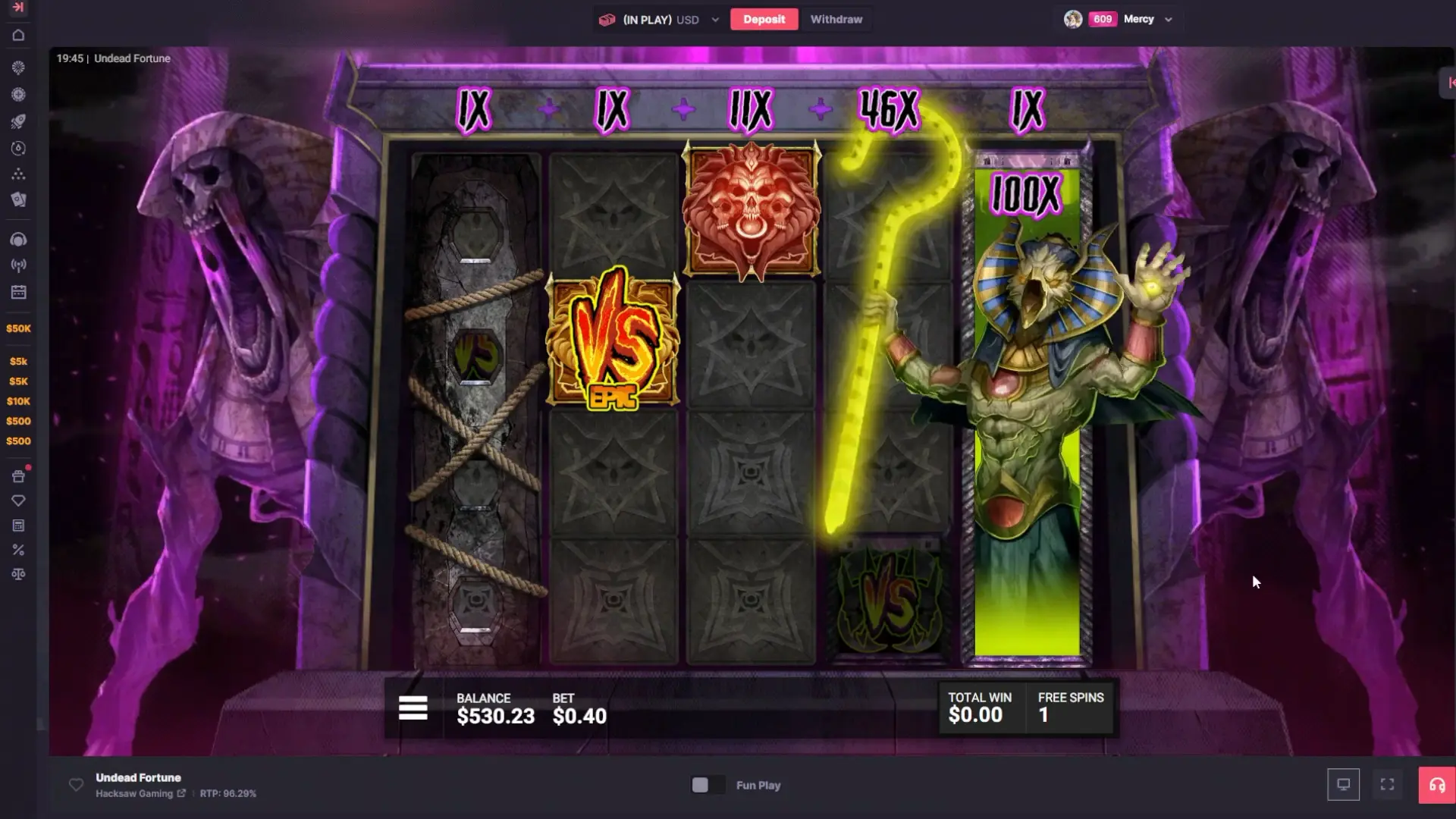 Undead Fortune slot registration