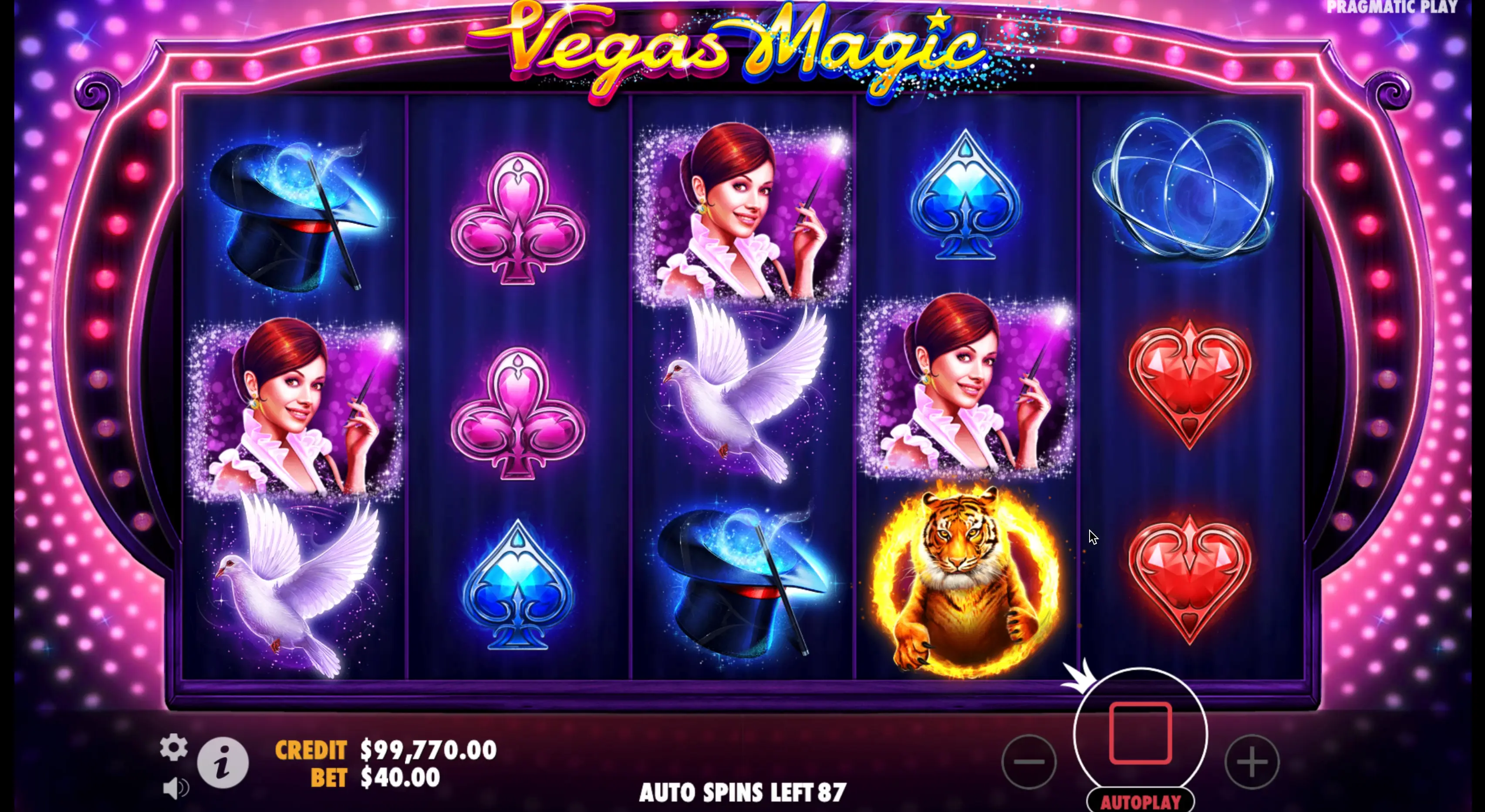 Game for money Vegas Magic