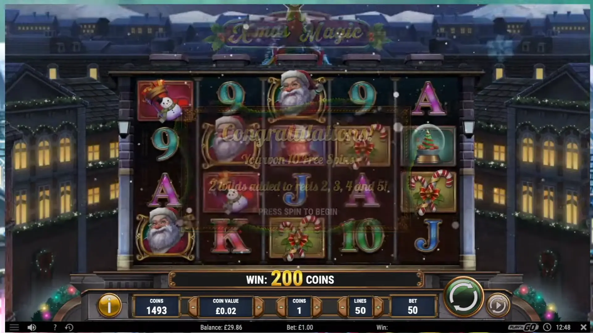 Xmas Magic earning strategy