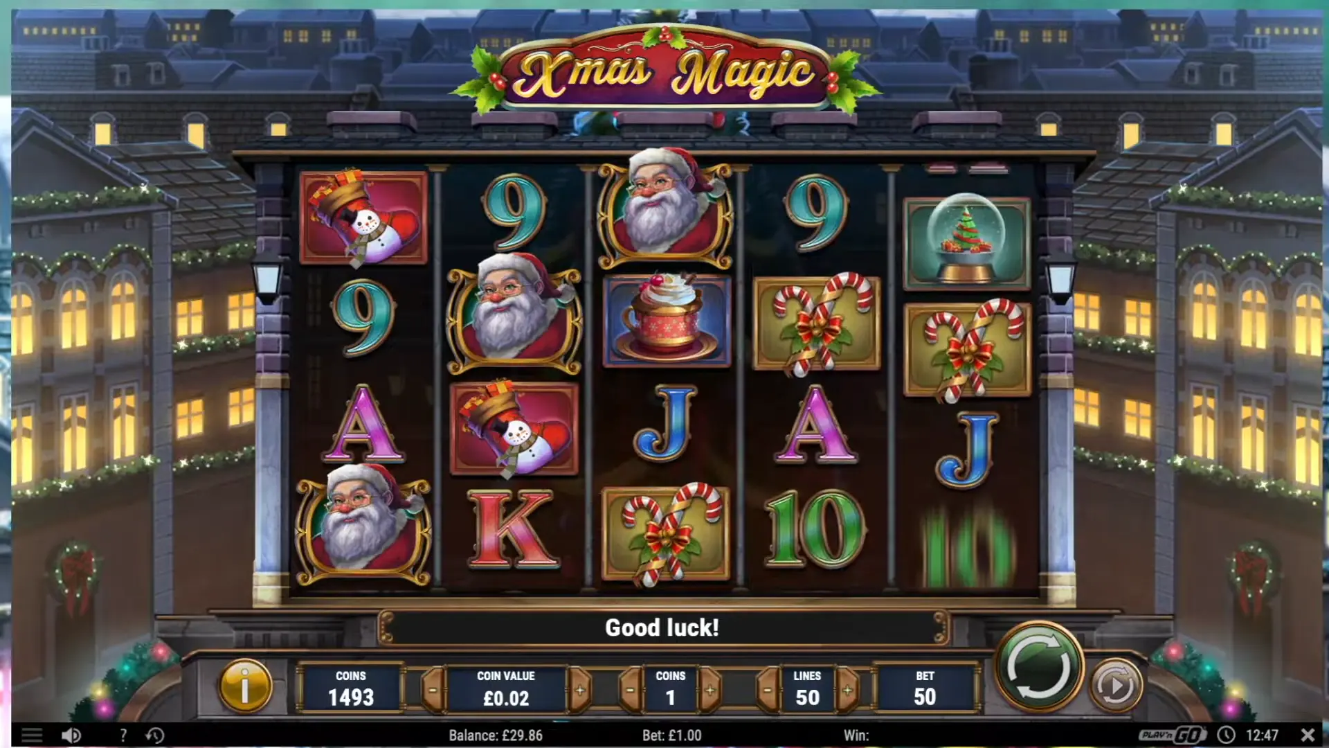 Xmas Magic slot registration